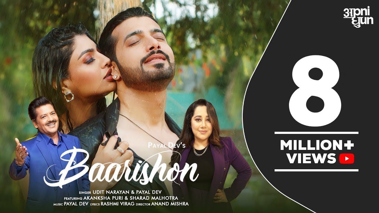 Baarishon - भींगने लगे है दोनों बारिशों के मौसम में (Udit Narayan) Lyrics