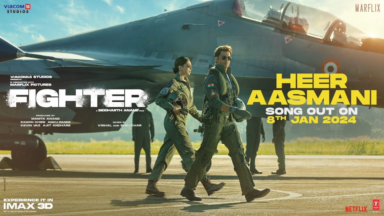 हीर आसमानी Heer Aasmani Lyrics in Hindi – Fighter