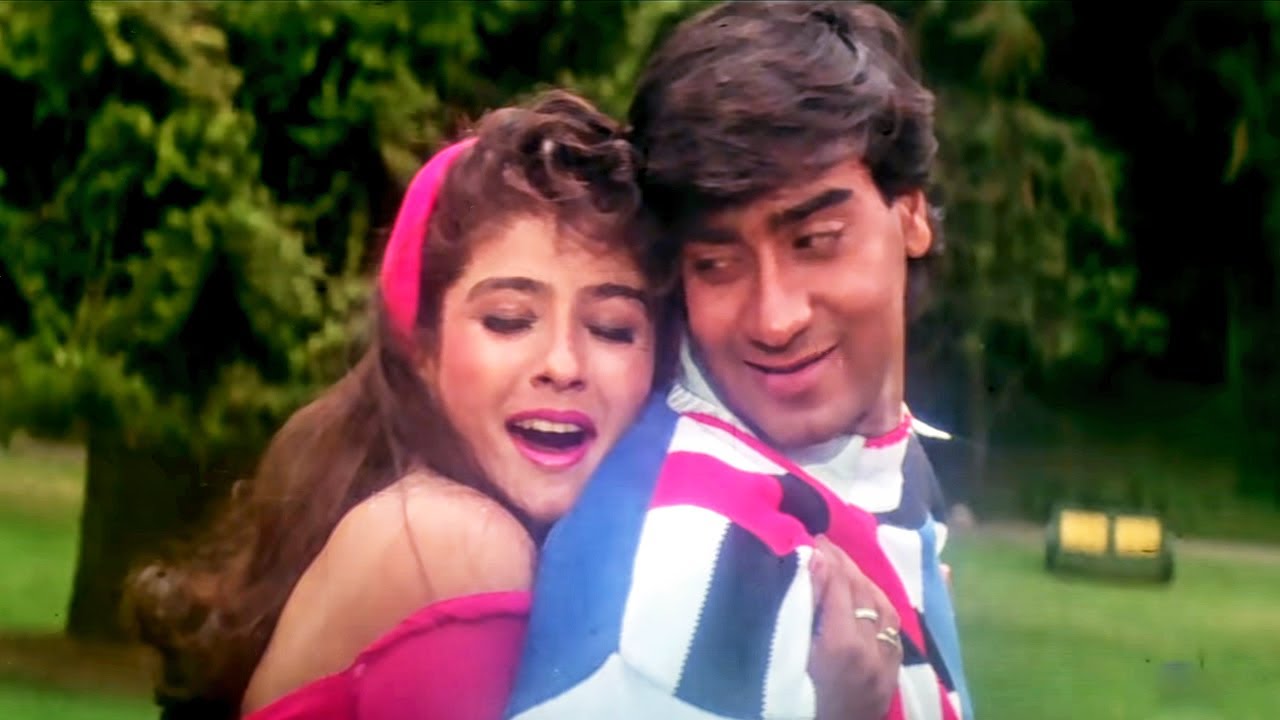 Saaton Janam Mein Tere Lyrics In Hindi - Ajay Devgn, Raveena Tandon-Dilwale (1994)