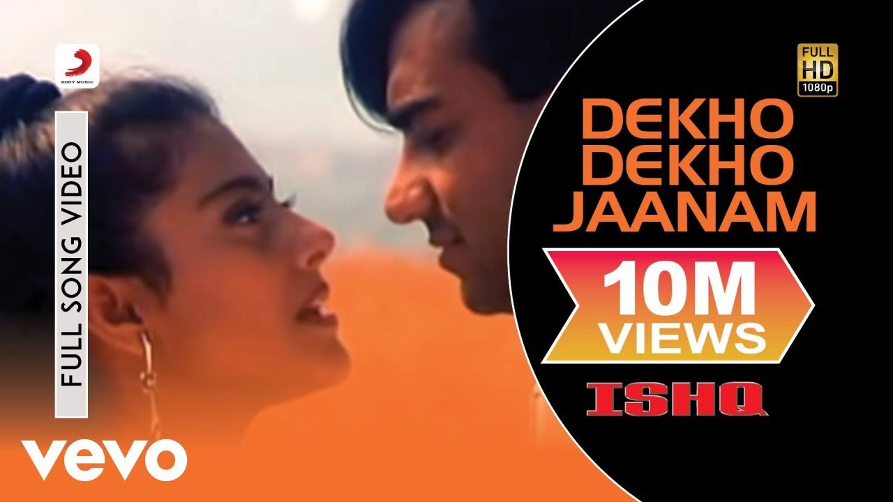 Dekho Dekho Jaanam Lyrics In Hindi - Udit Narayan, Alka Yagnik | Ishq