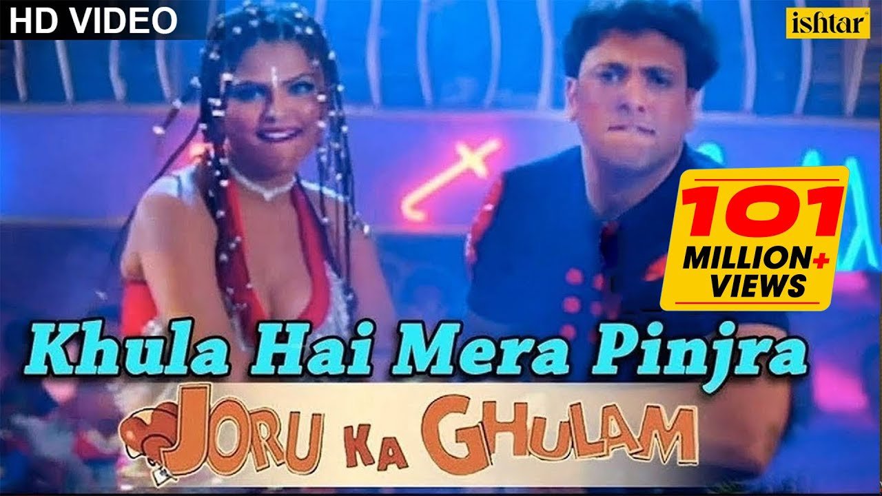 Khula Hai Mera Pinjara Lyrics In Hindi - Alka Yagnik, Kumar Sanu | Joru Ka Gulam(2000)